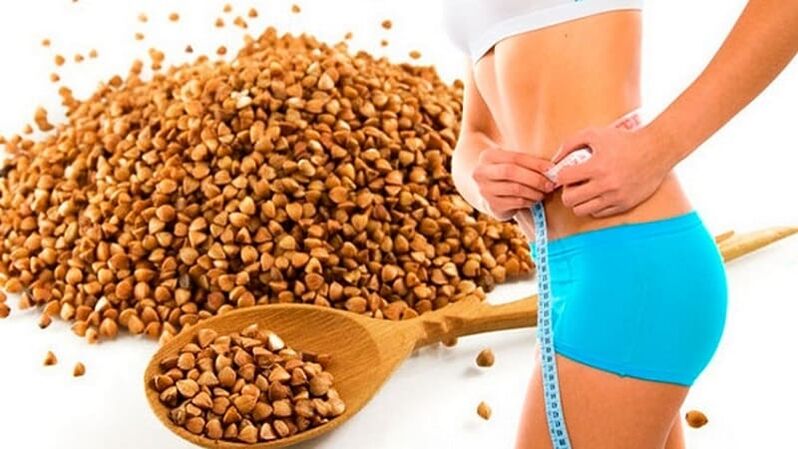 قياس الخصر أثناء اتباع نظام غذائي الحنطة السوداء